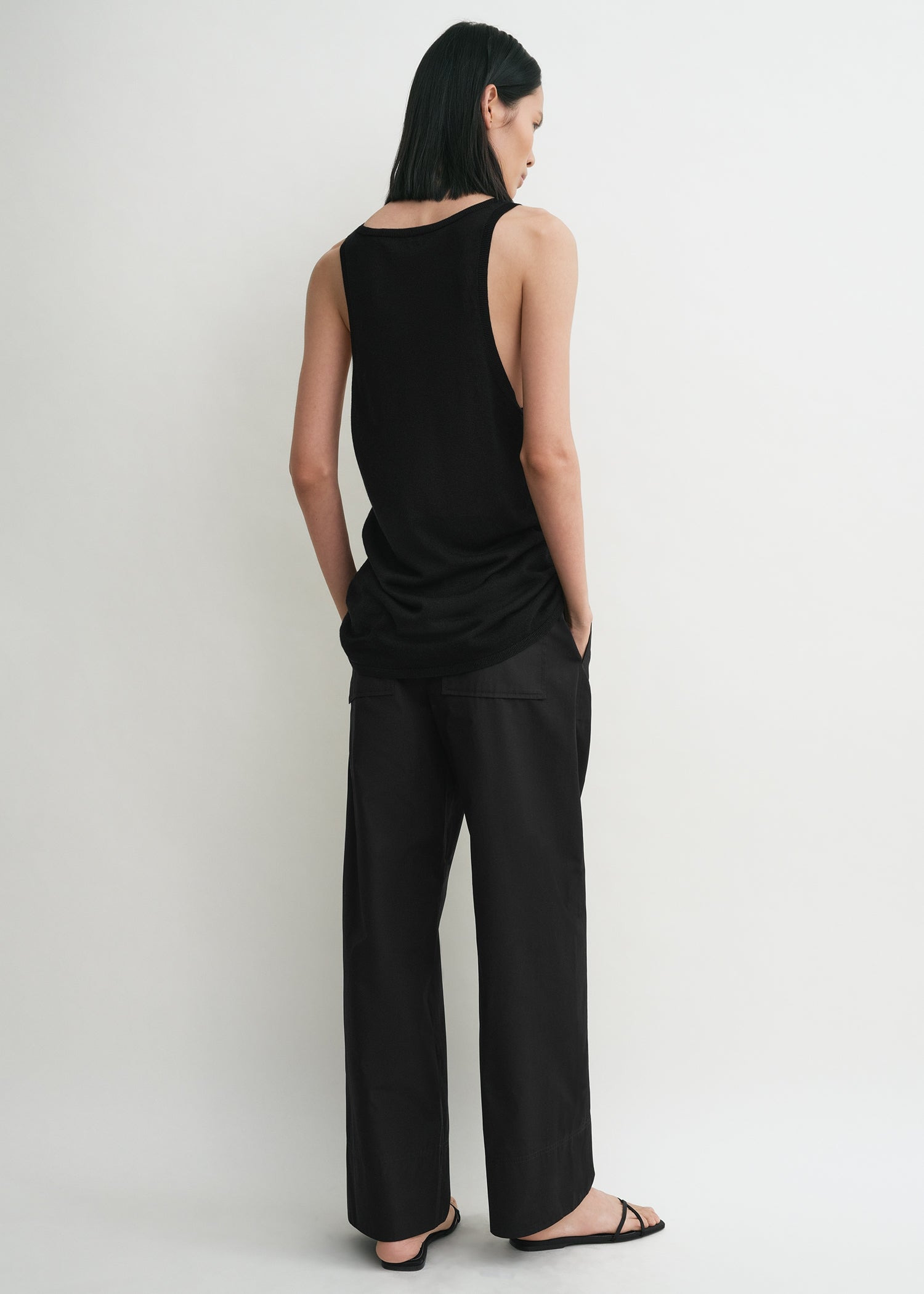 Tank knit black - 4