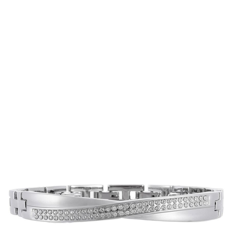 Timex - Timex Trend Quartz Crystal Silver Dial Ladies Watch and Bracelet Set TW2T58000 - 4