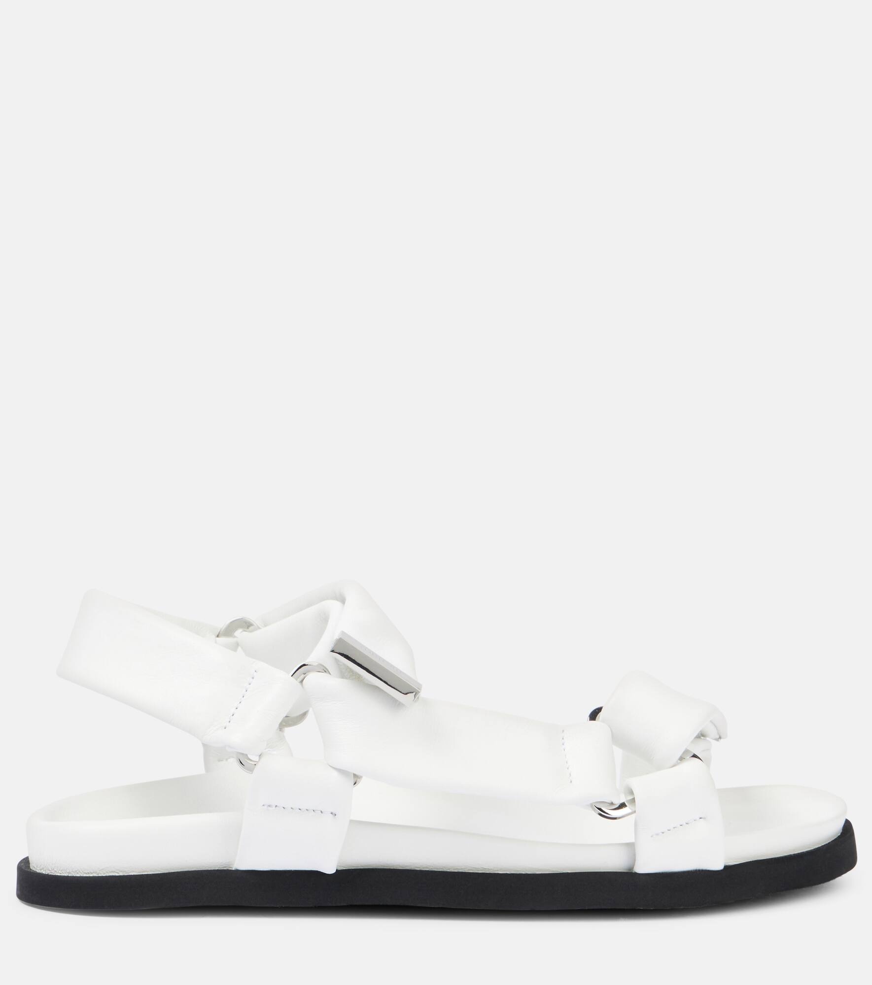 Salinas leather sandals - 4