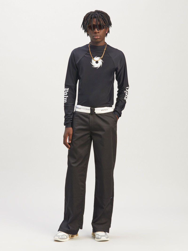 Palm Angels Reversed Waistband Chino Pants outlook