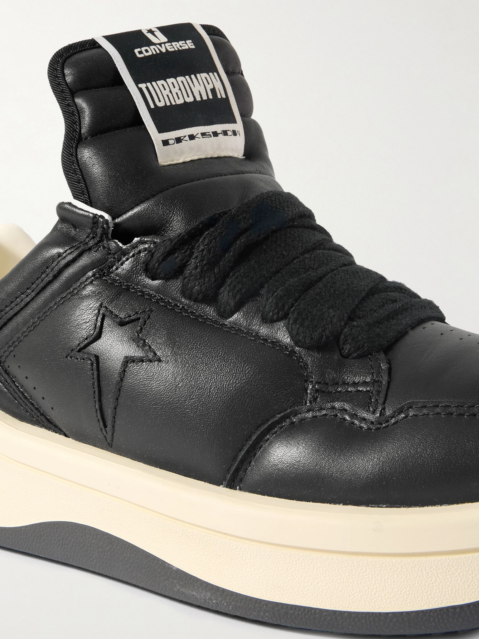 + Converse Inflated Turbowpn leather sneakers Black - 4