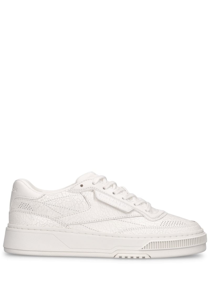 Club C LTD cracked leather sneakers - 1