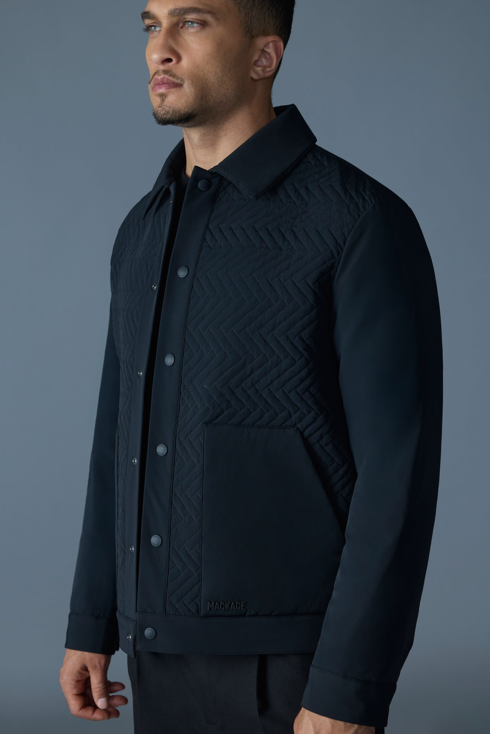 MAXWELL Quilted Down Shirt Jacket - 5