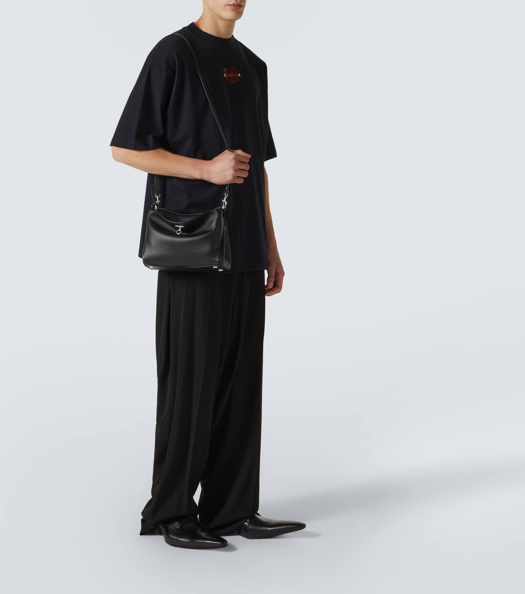 Rodeo Small leather messenger bag - 7