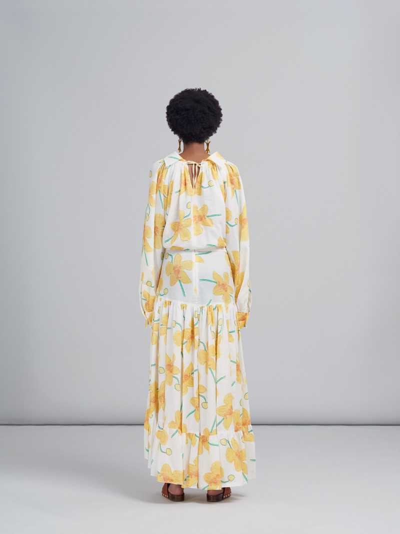 ORCHIDS PRINT RAMIÈ SKIRT 3
