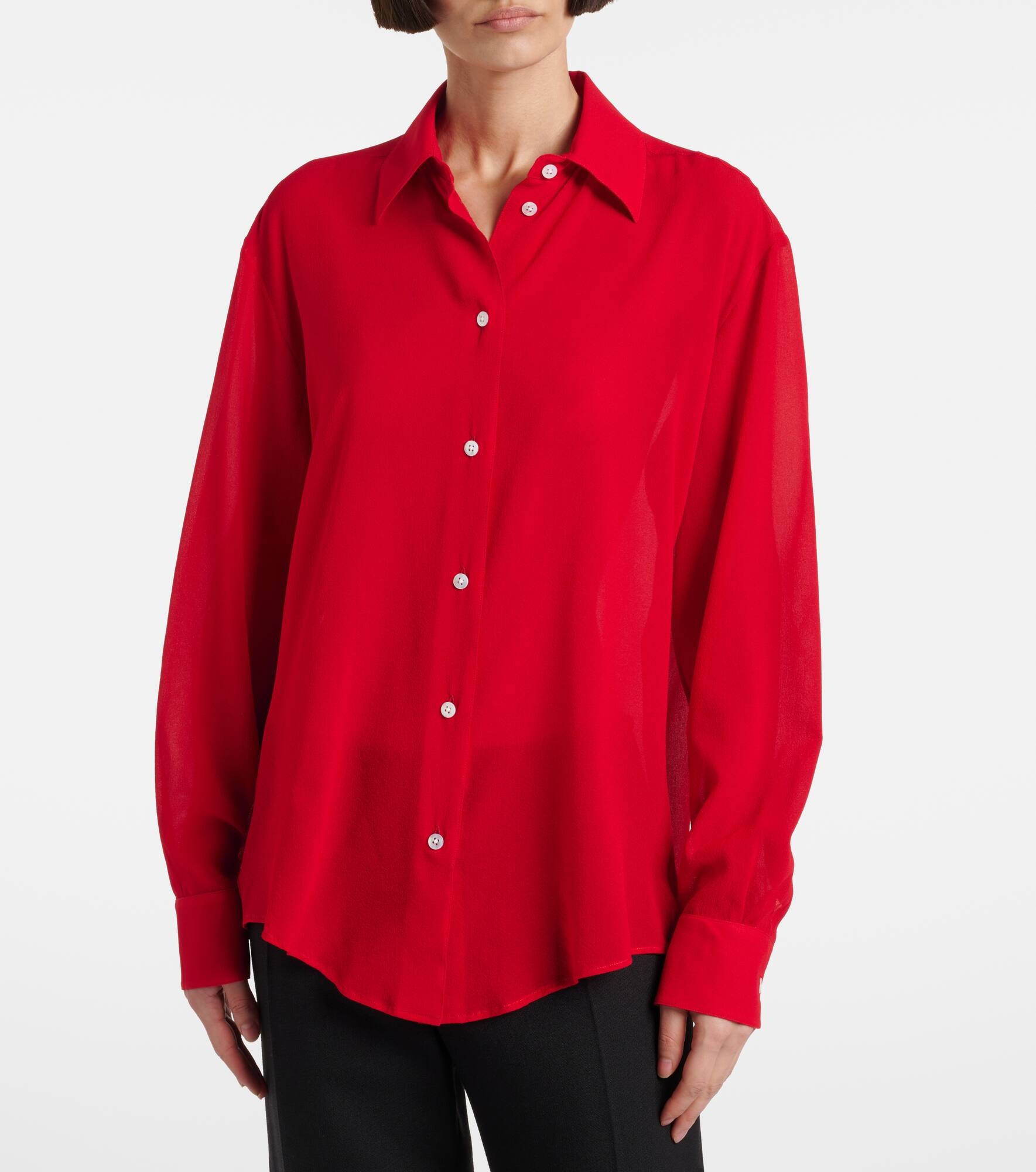 Elia silk-blend shirt - 6