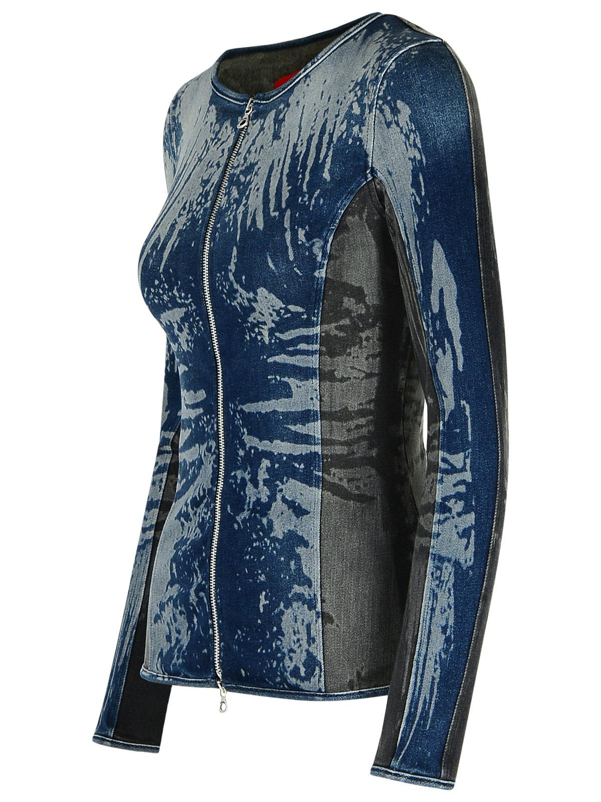Diesel 'Gary' Blue Cotton Top Women - 2