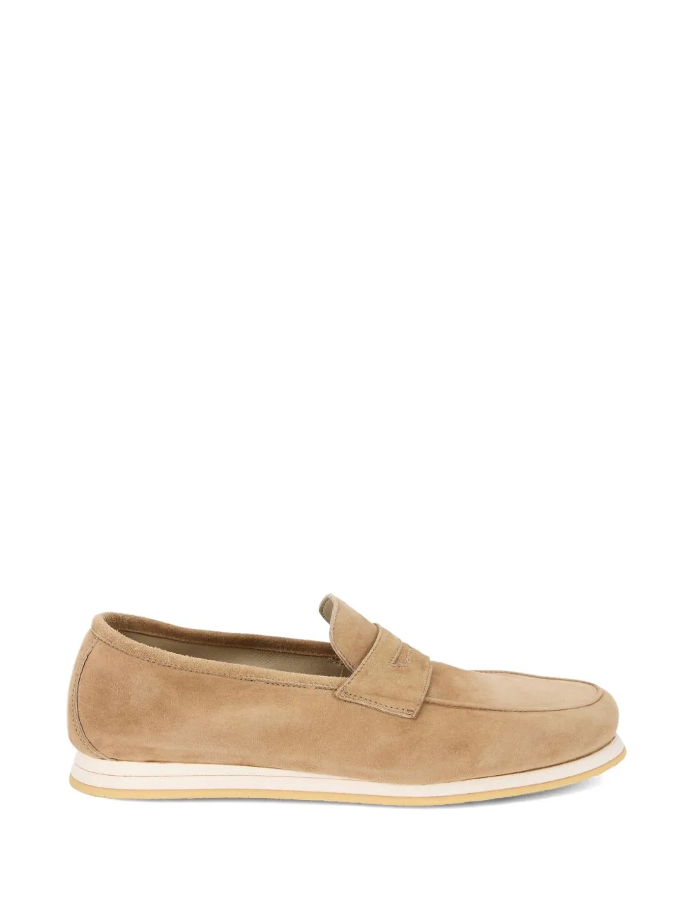 suede slip-on loafers - 1