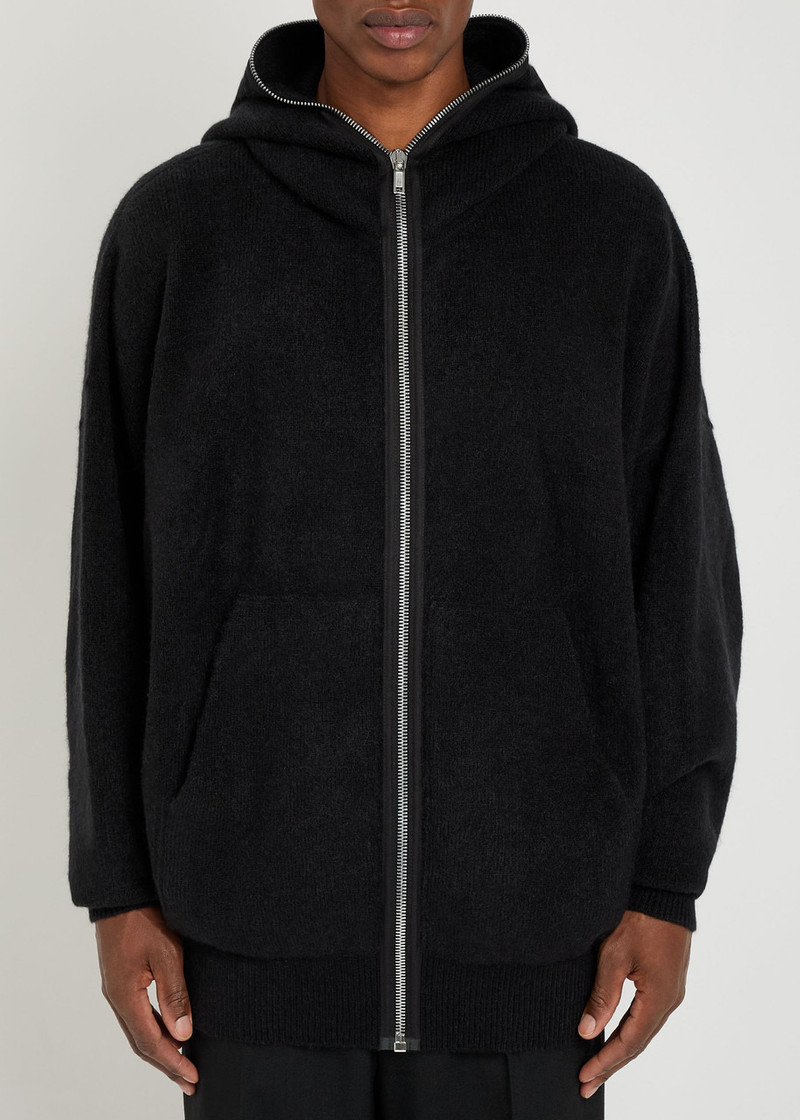 Rick Owens Rick Owens Hooded Alpaca-blend Jumper outlook