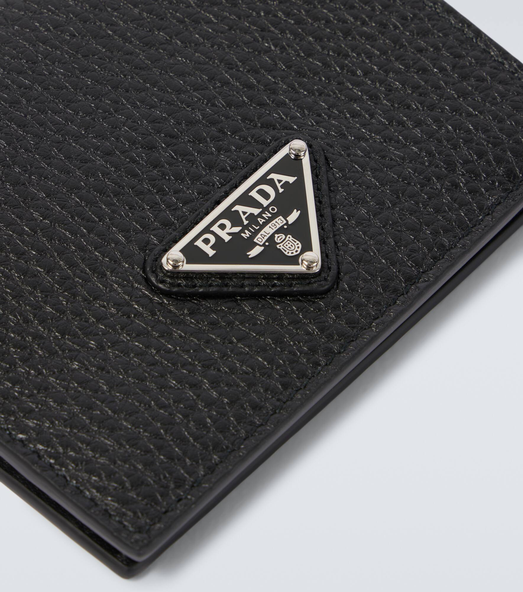 Logo leather wallet - 4