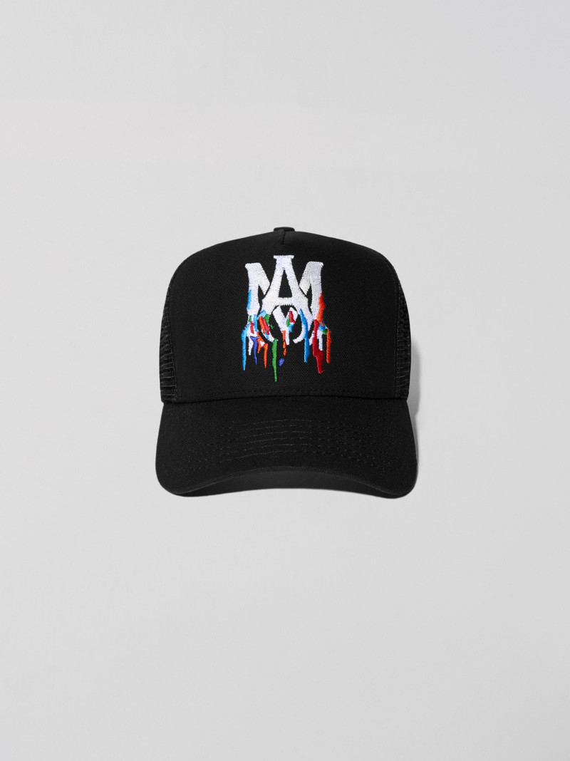 PAINT DRIP M.A. LOGO TRUCKER HAT 1