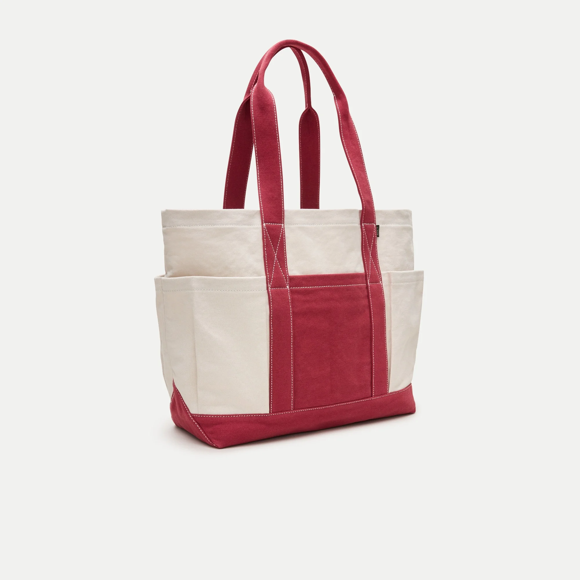 Medium Seaport tote bag in washed canvas - 1