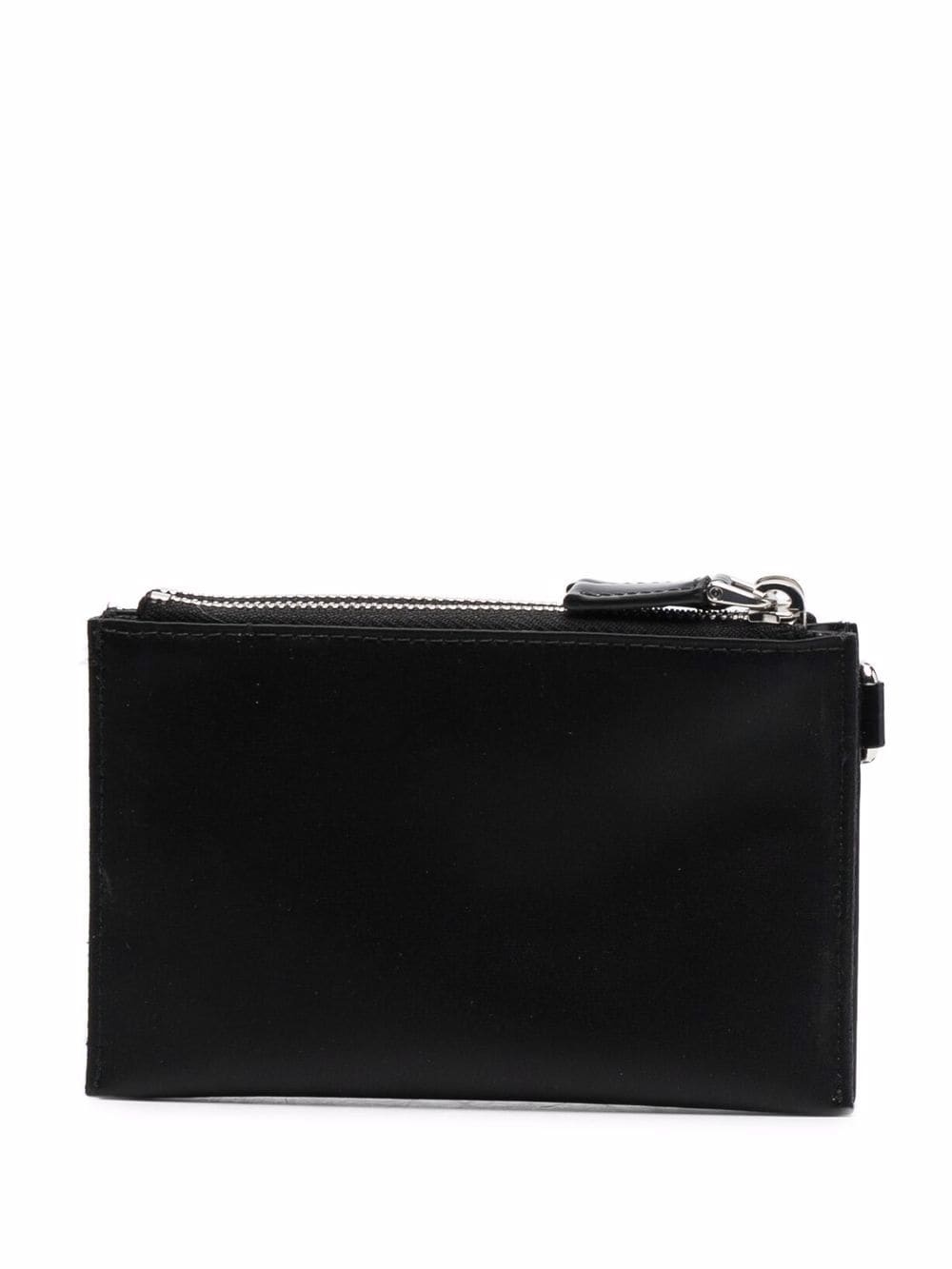 logo plaque zip-up wallet - 2