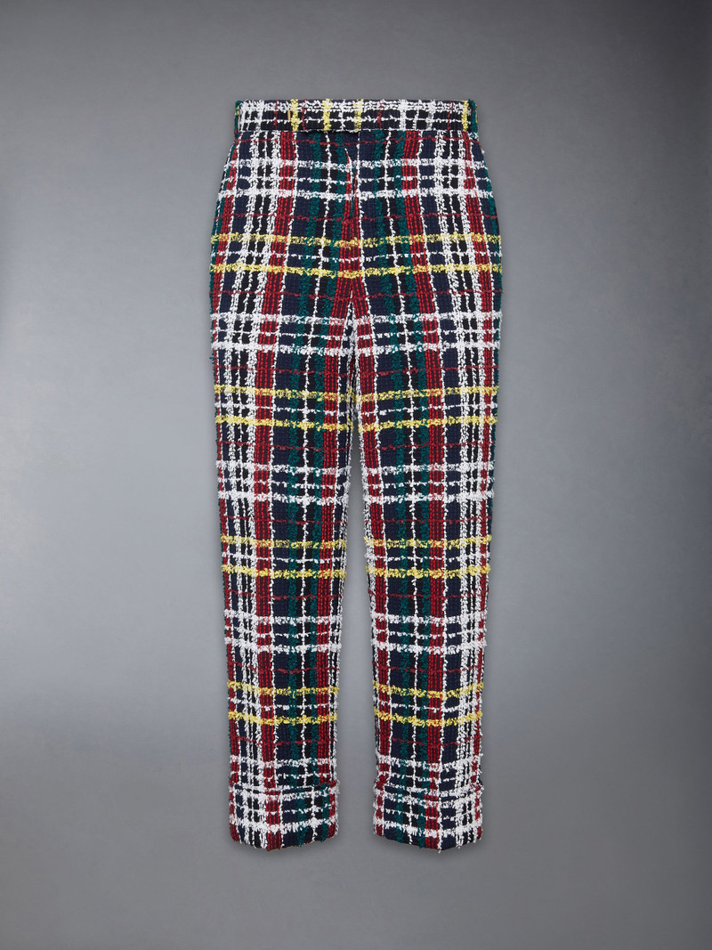 Hunting Tartan Eyelash Tweed Trousers 5