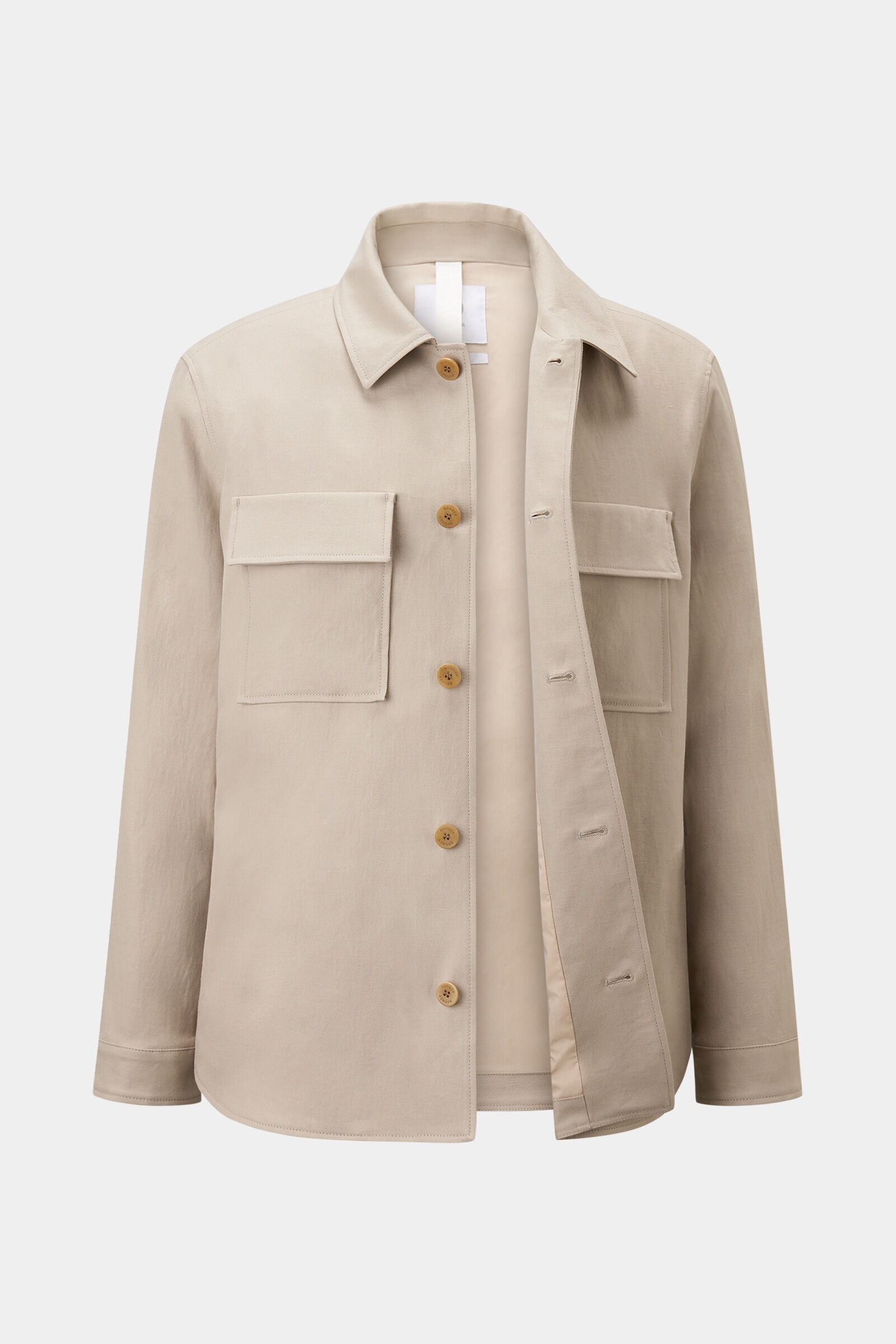 Larry shirt jacket in Beige - 8
