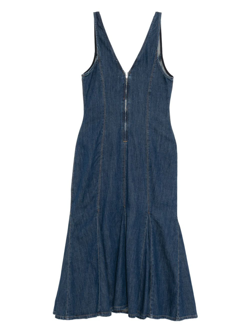 Reformation Serafina denim dress outlook