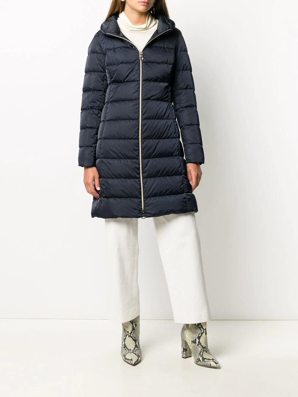 double-layer padded coat - 5