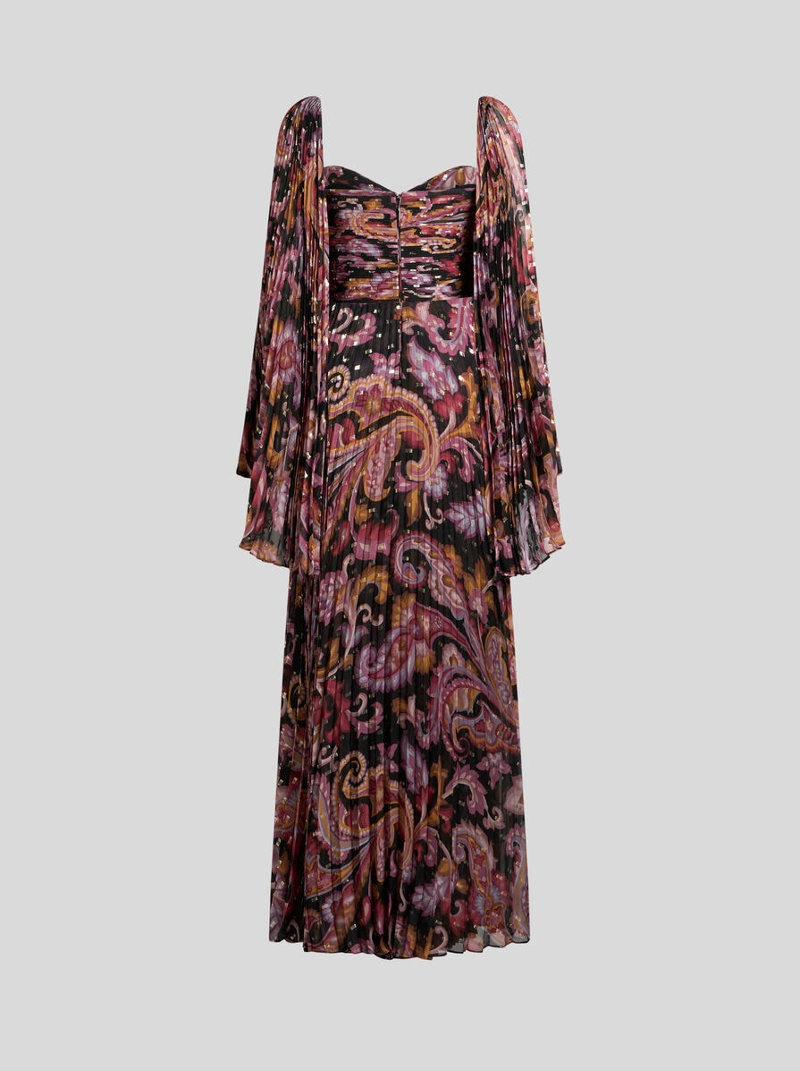 FIL COUPÉ SILK DRESS - 5