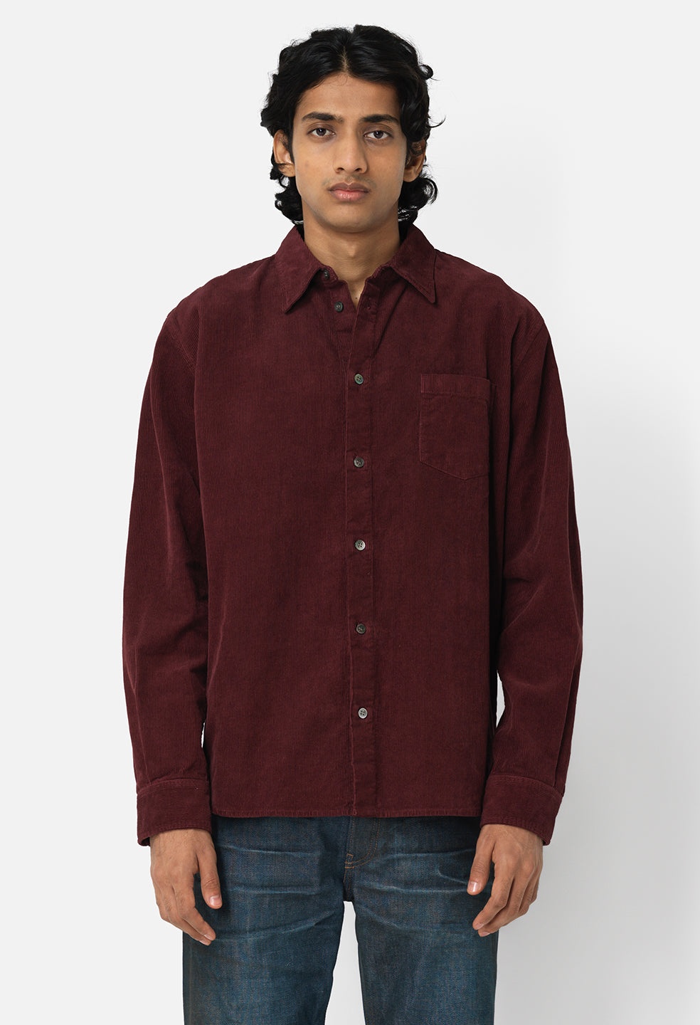 CORDUROY CLOAK BUTTON UP - 2
