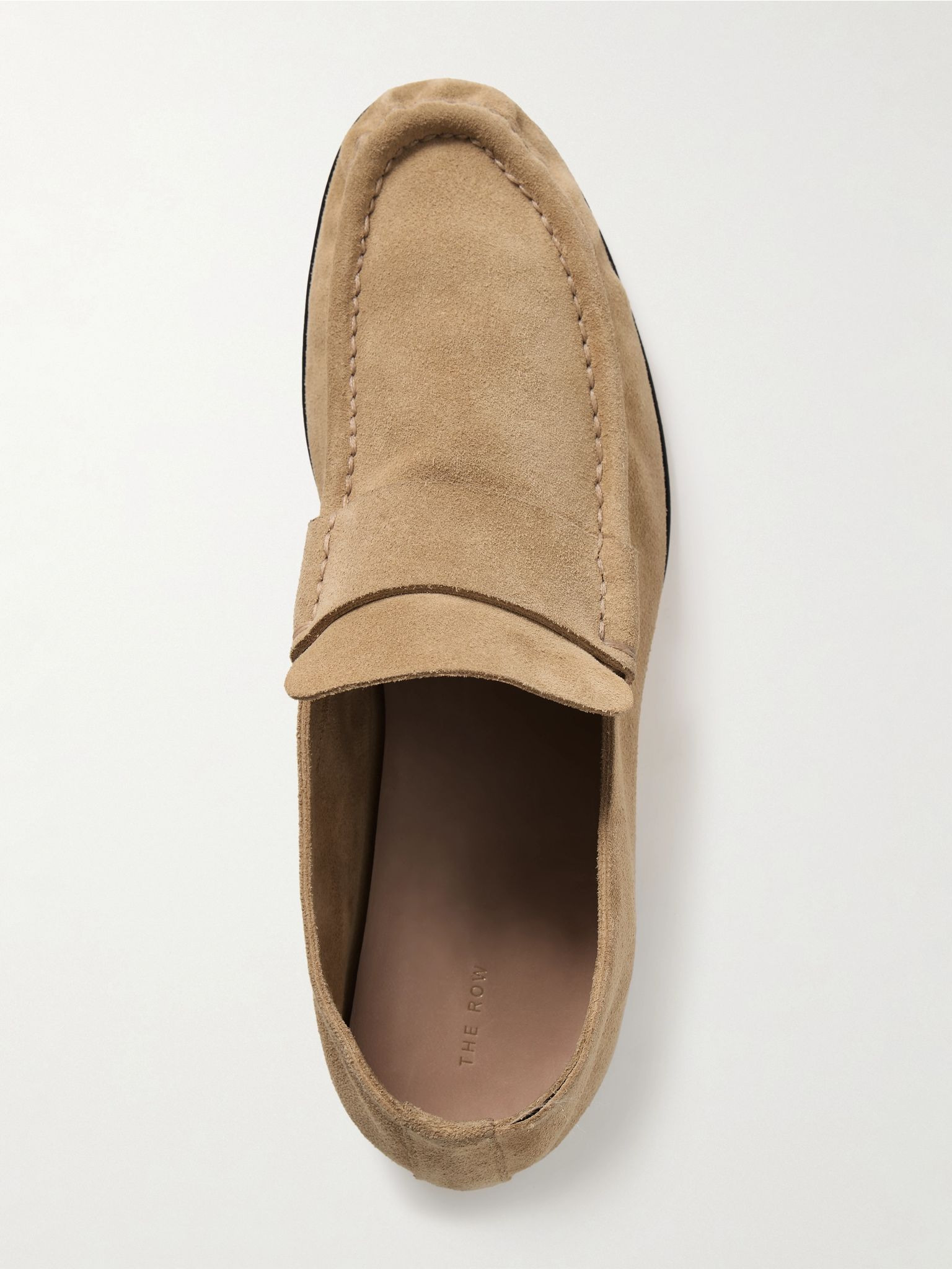 Suede loafers Beige - 5