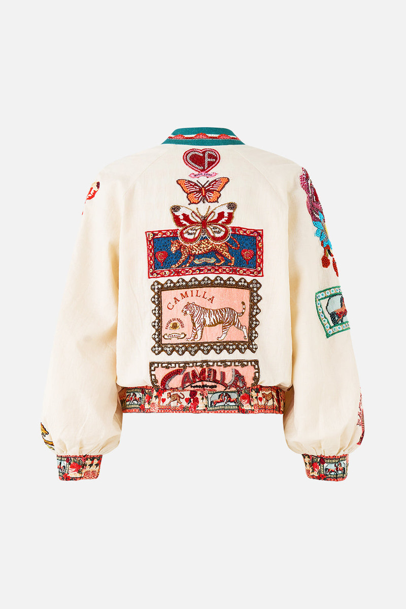 CAMILLA BOMBER JACKET WITH CUFF outlook