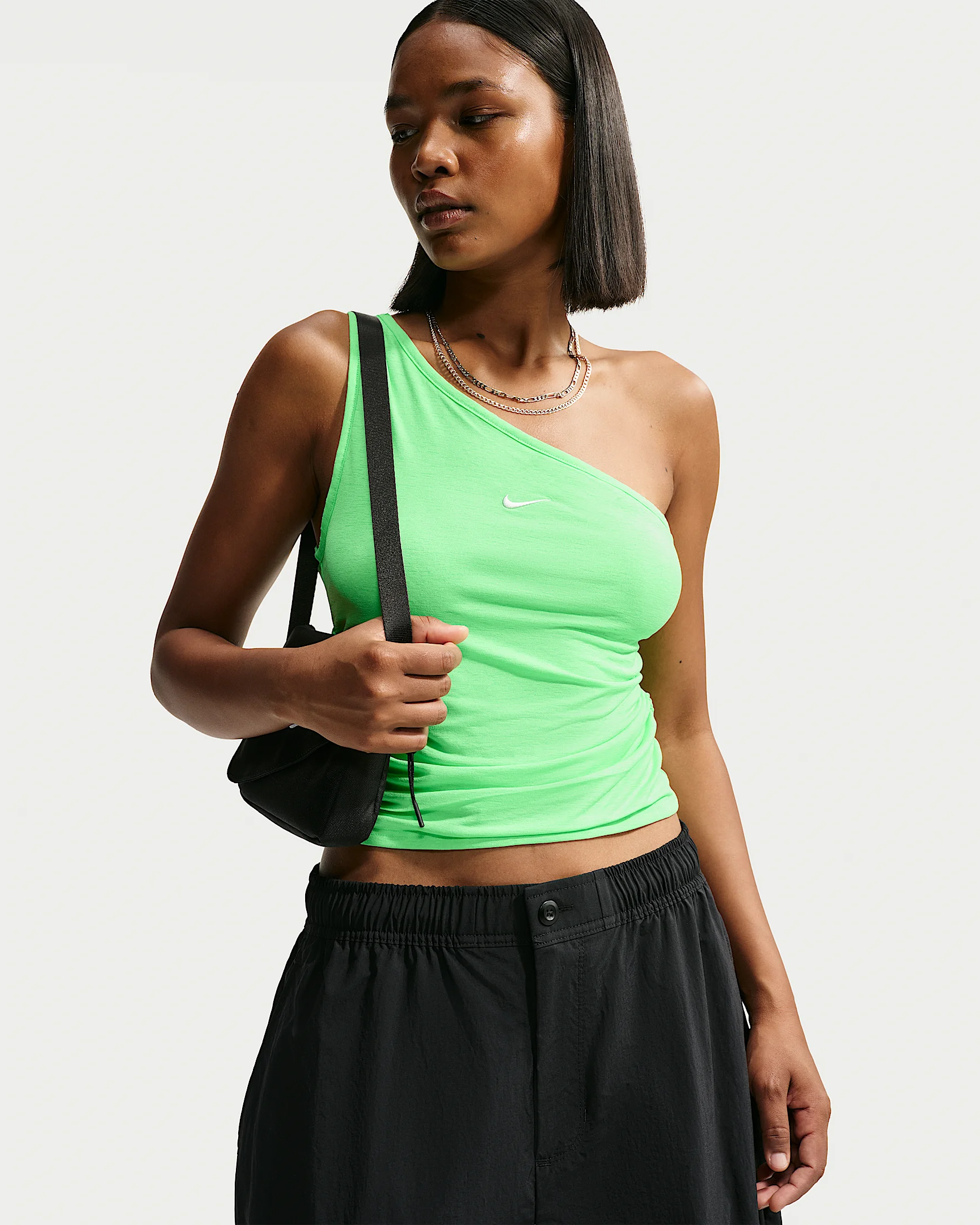 Nike Sportswear Women's Tight One-Shoulder Tank Top - 1