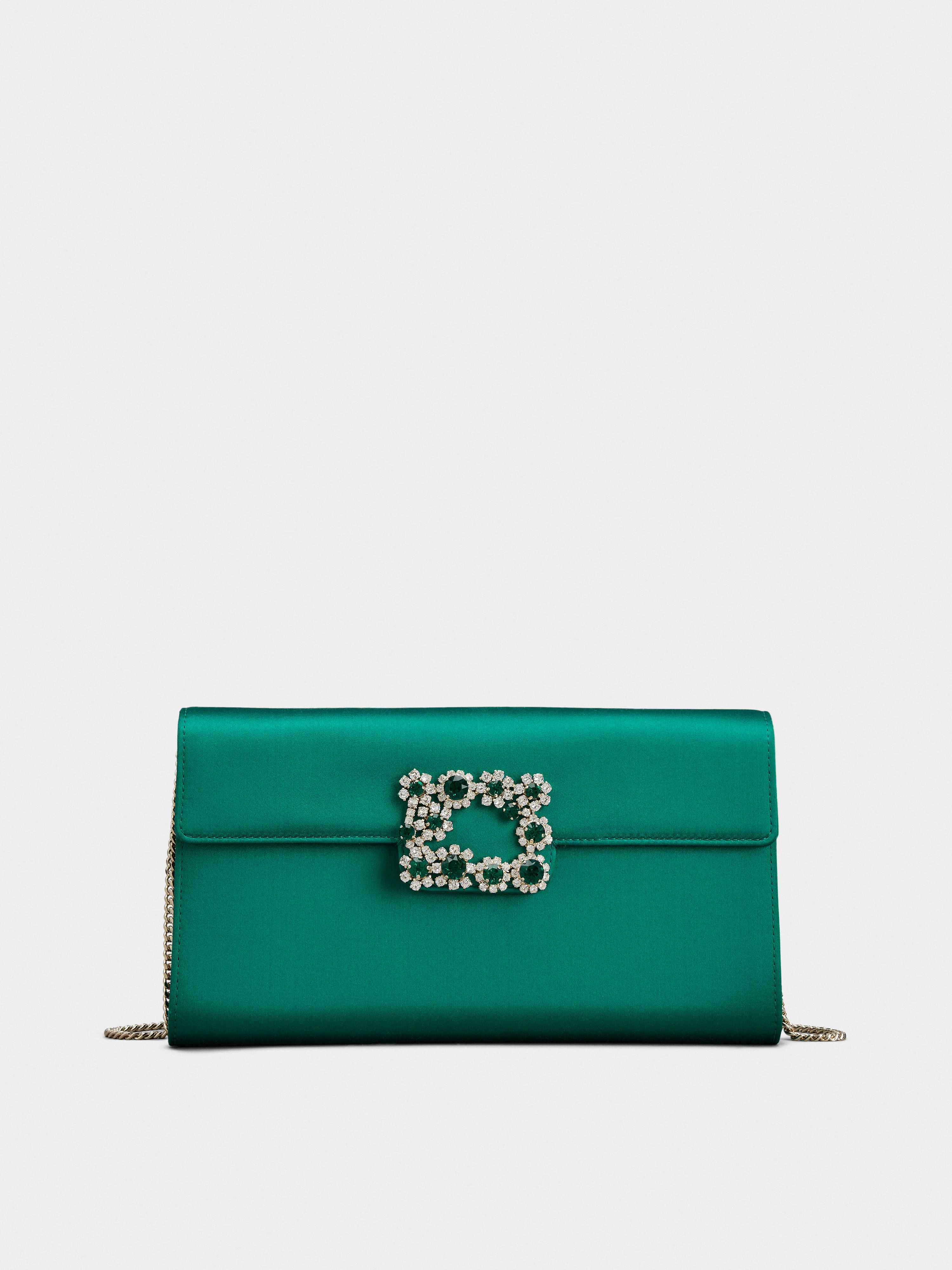 Efflorescence Clutch in satin - 1