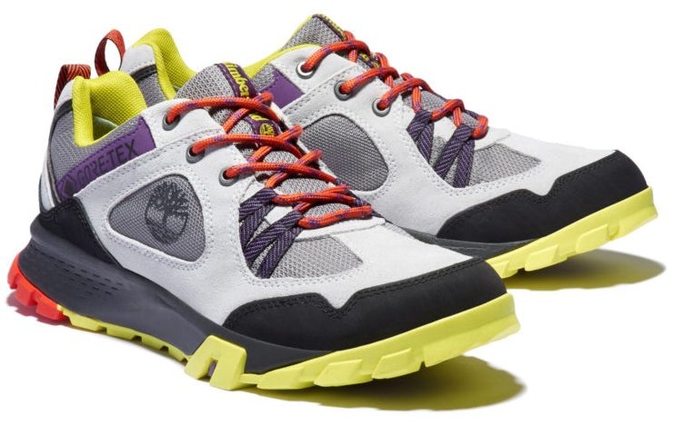 Timberland Garrison Trail Waterproof Low Hikers 'Gray Black Yellow' A25Y3032 - 2