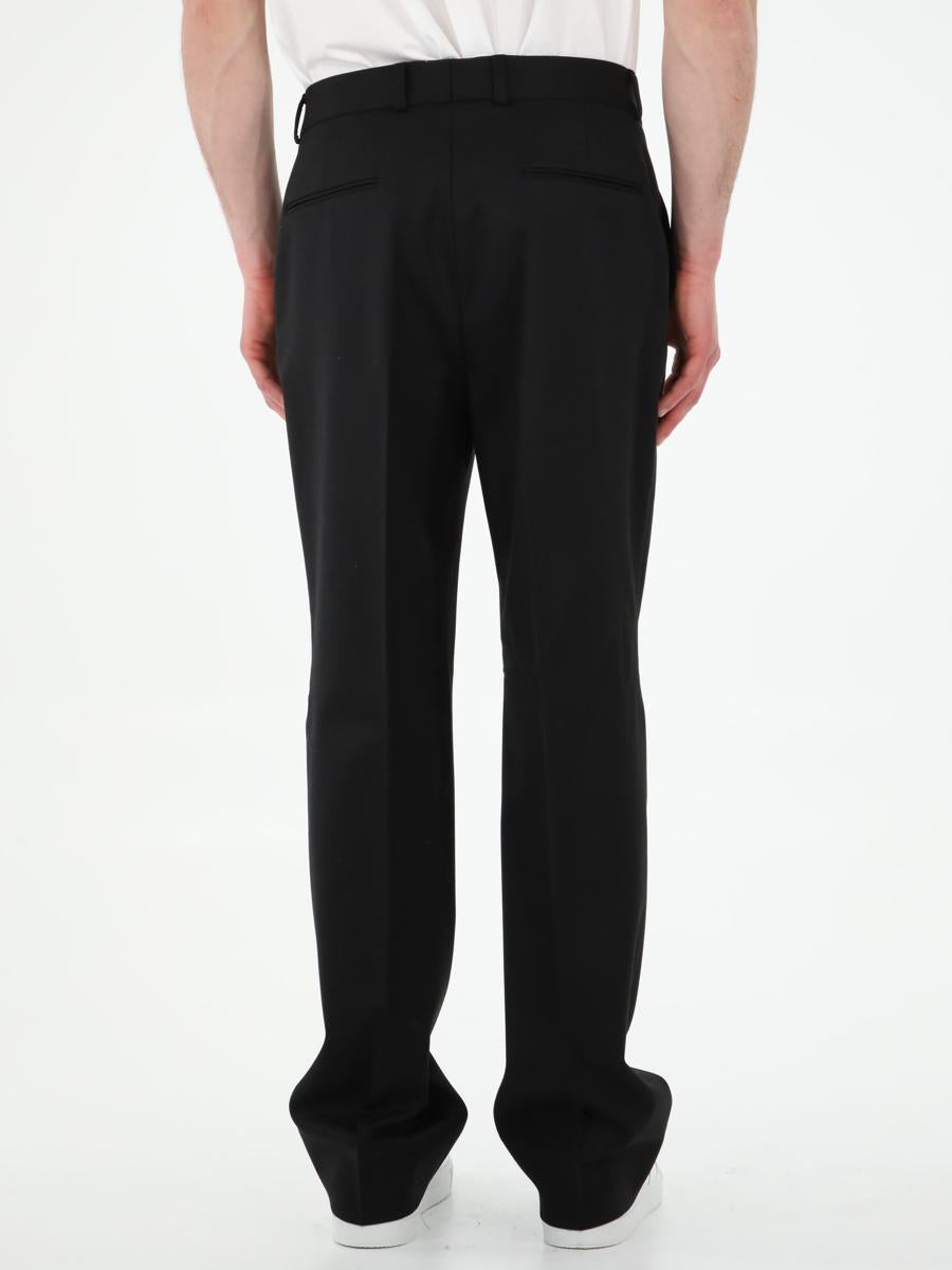 VALENTINO GARAVANI BLACK TAILORED TROUSERS - 4