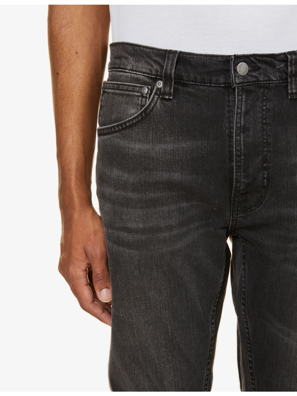 Lean Dean slim-fit mid-rise stretch-denim tapered jeans - 5