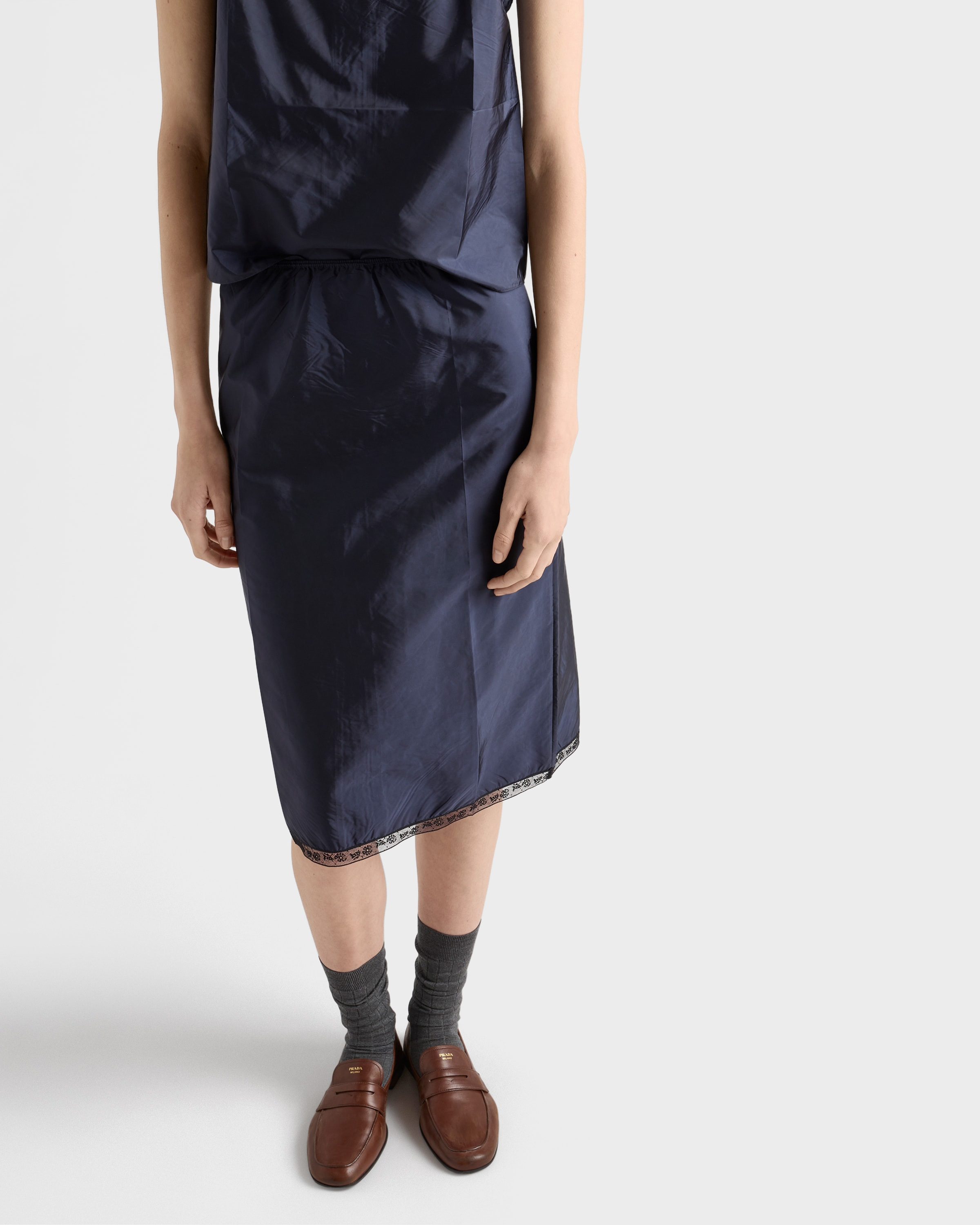 Light Re-Nylon pencil skirt - 3
