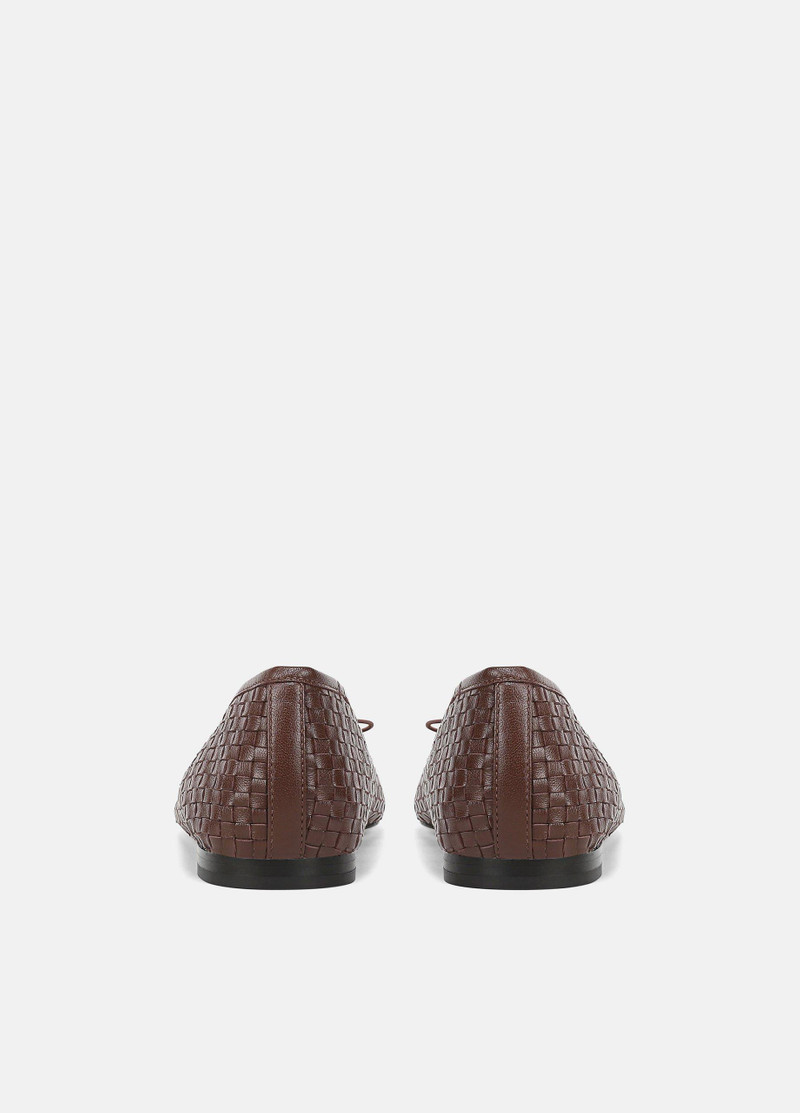 Vince Darla Woven Leather Ballet Flat outlook