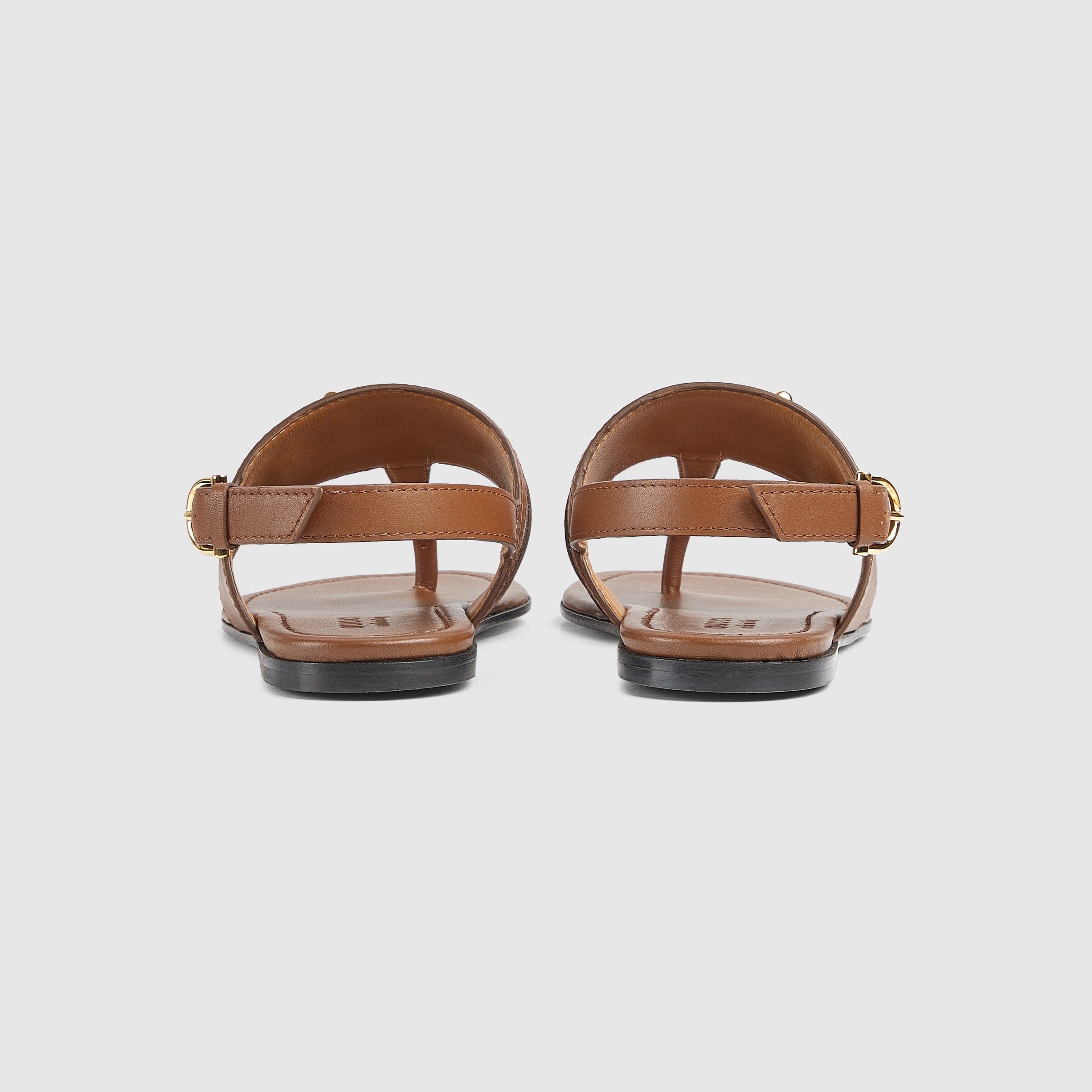 Women's thong sandal with Horsebit - 3