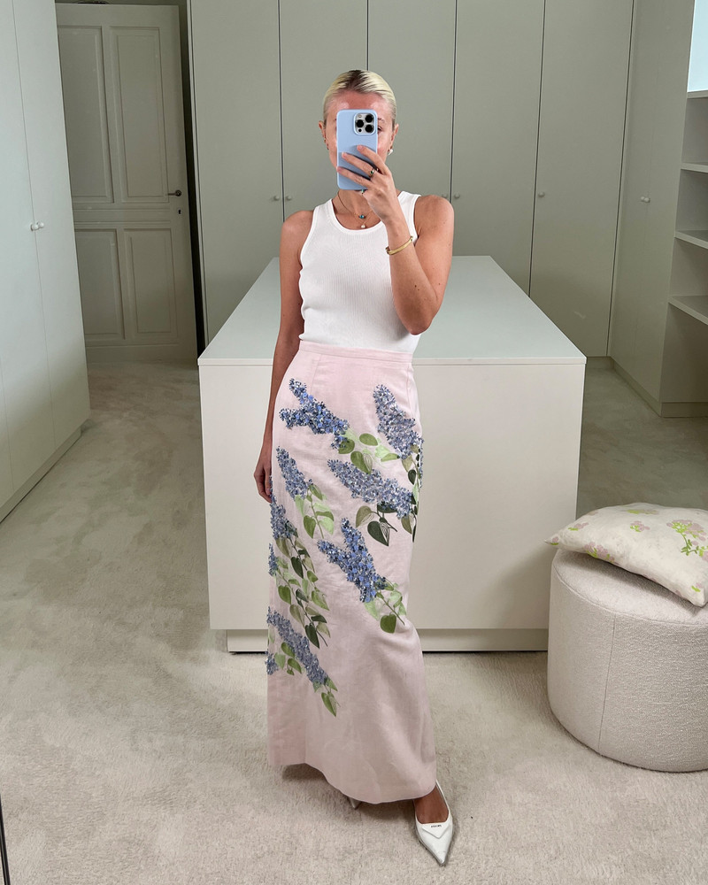 BERNADETTE Skirt Norma Embroidered outlook