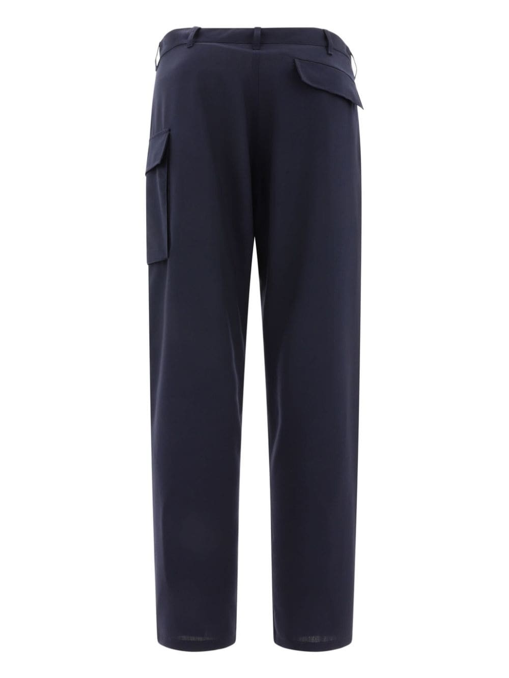 cargo-pocket wool trousers - 2