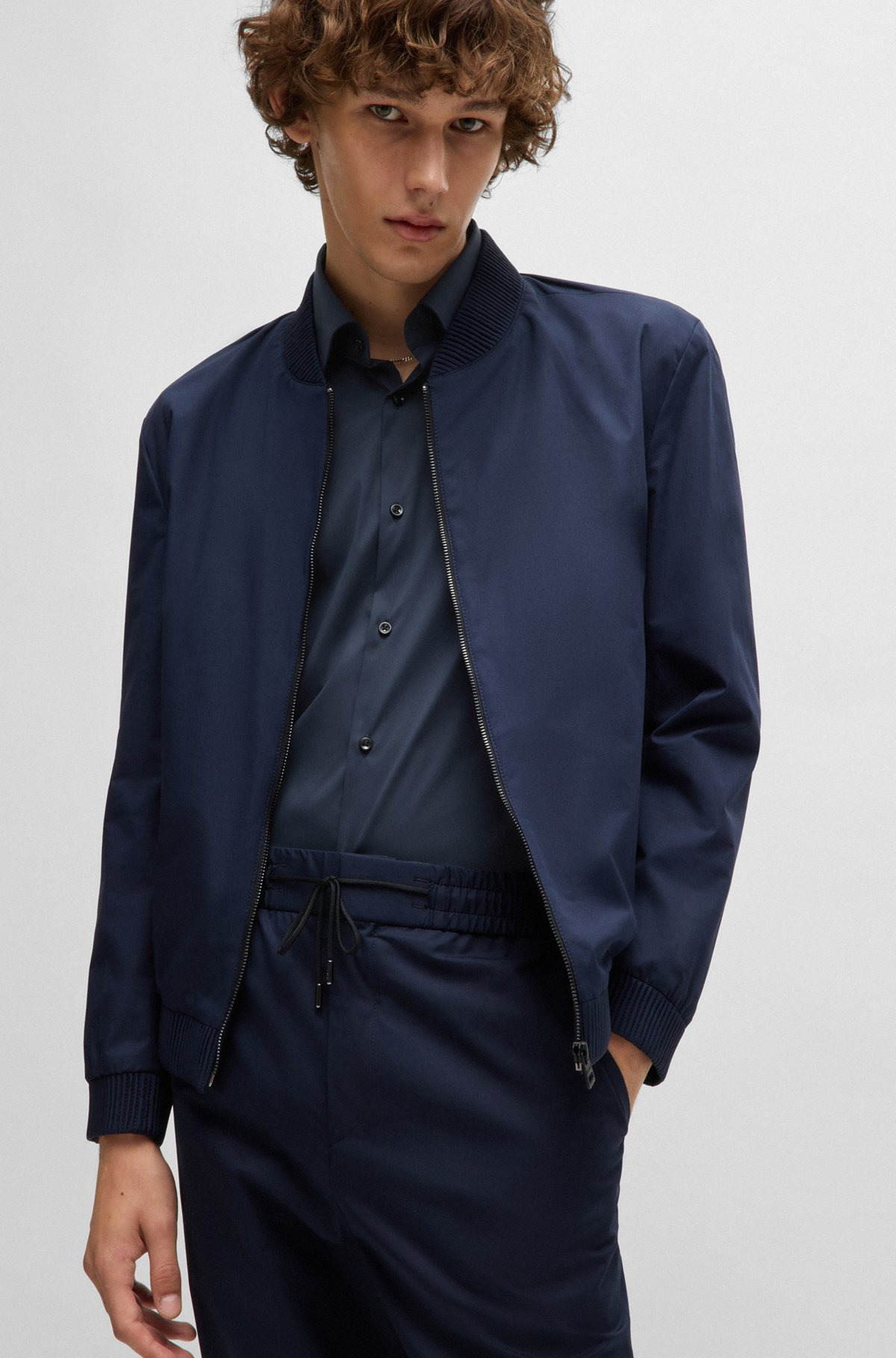 SLIM-FIT SHIRT IN POPLIN - 6