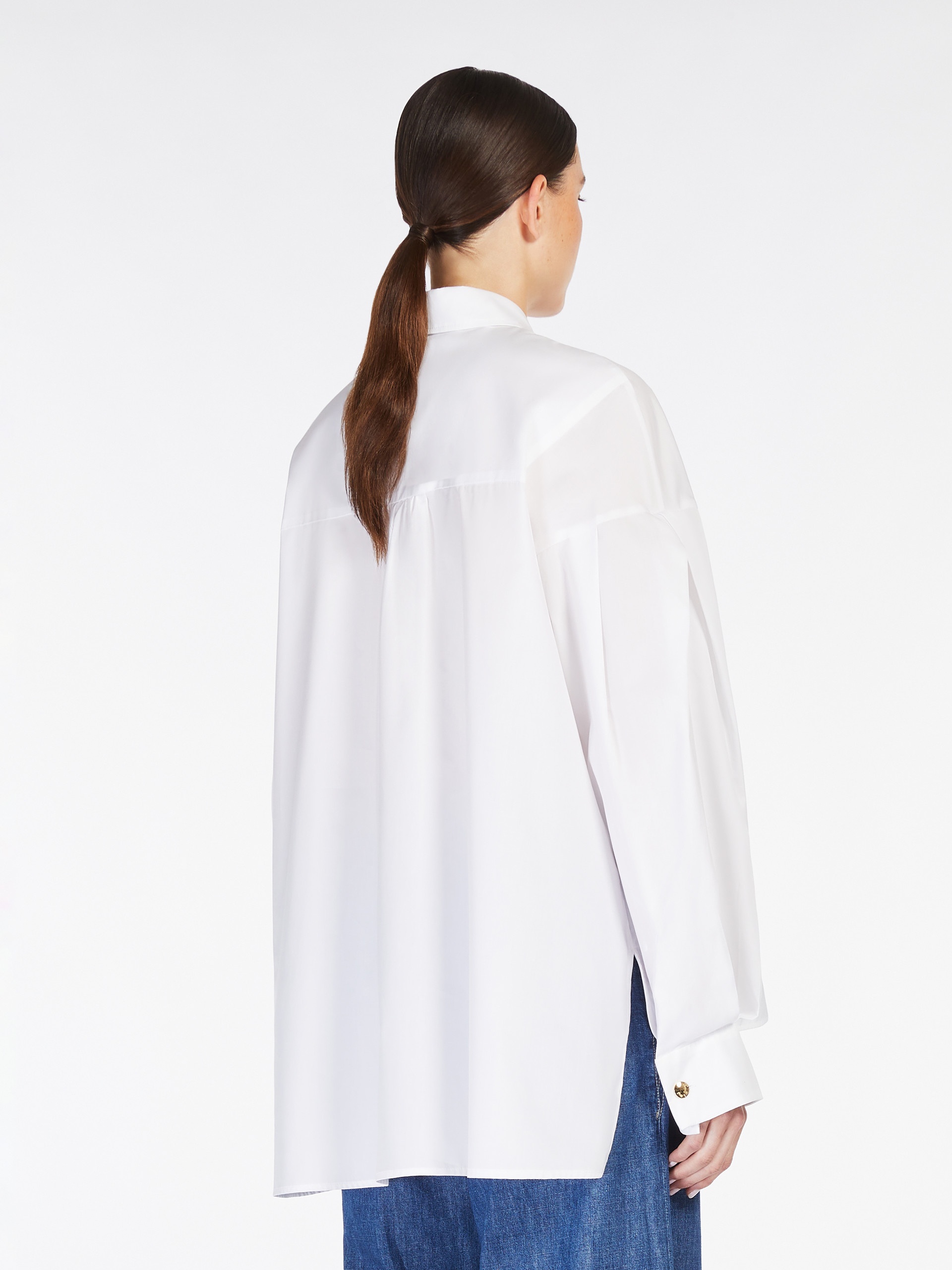 MARIKA Comfort-fit cotton poplin shirt - 4