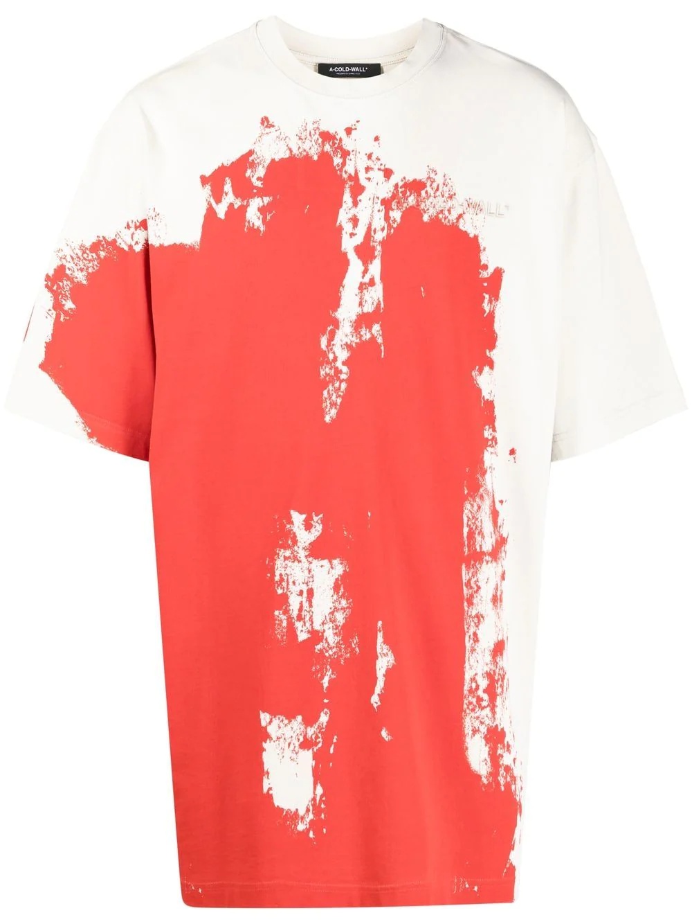 paint-effect T-shirt - 1