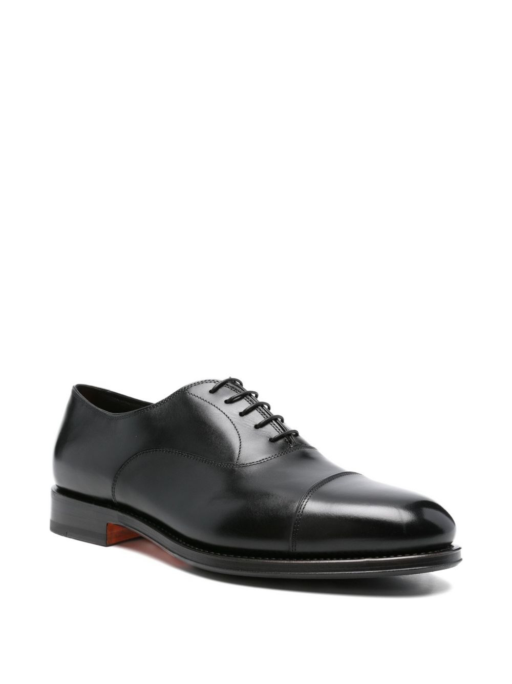 cap-toe lace-up oxford shoes - 2