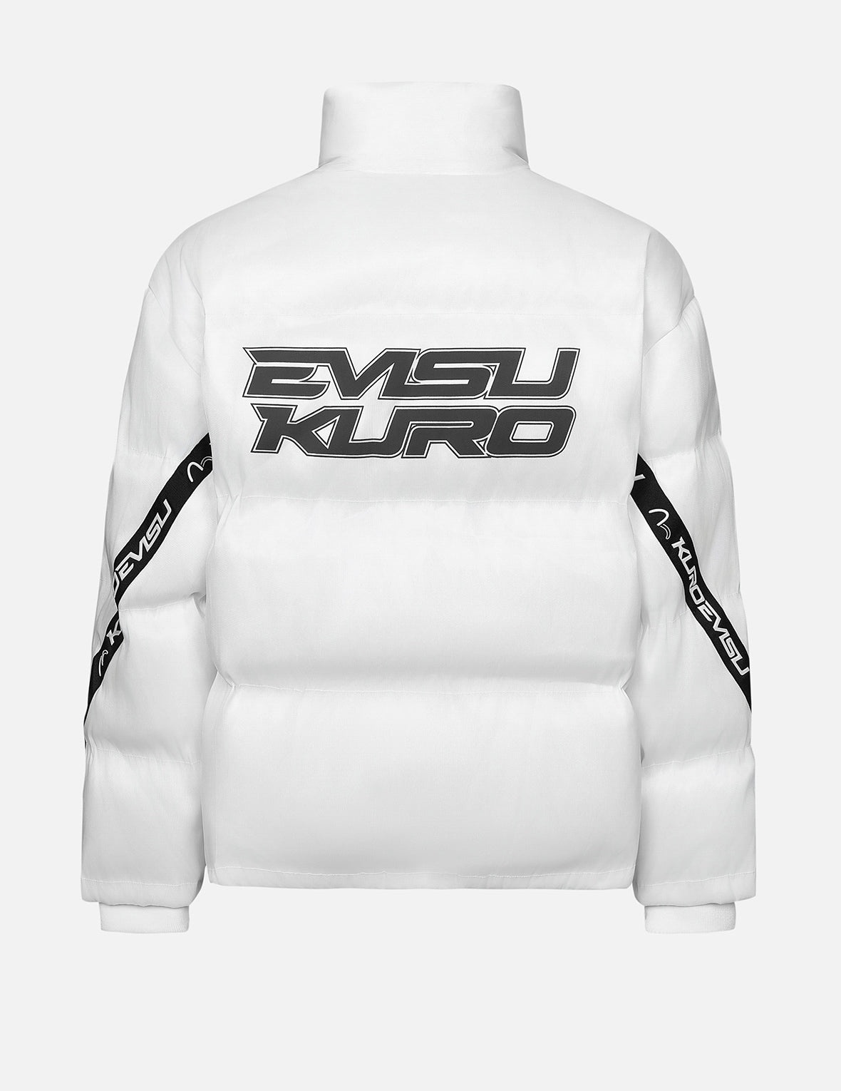 LED Light and Logo Print Relax Fit Down Jacket - 2