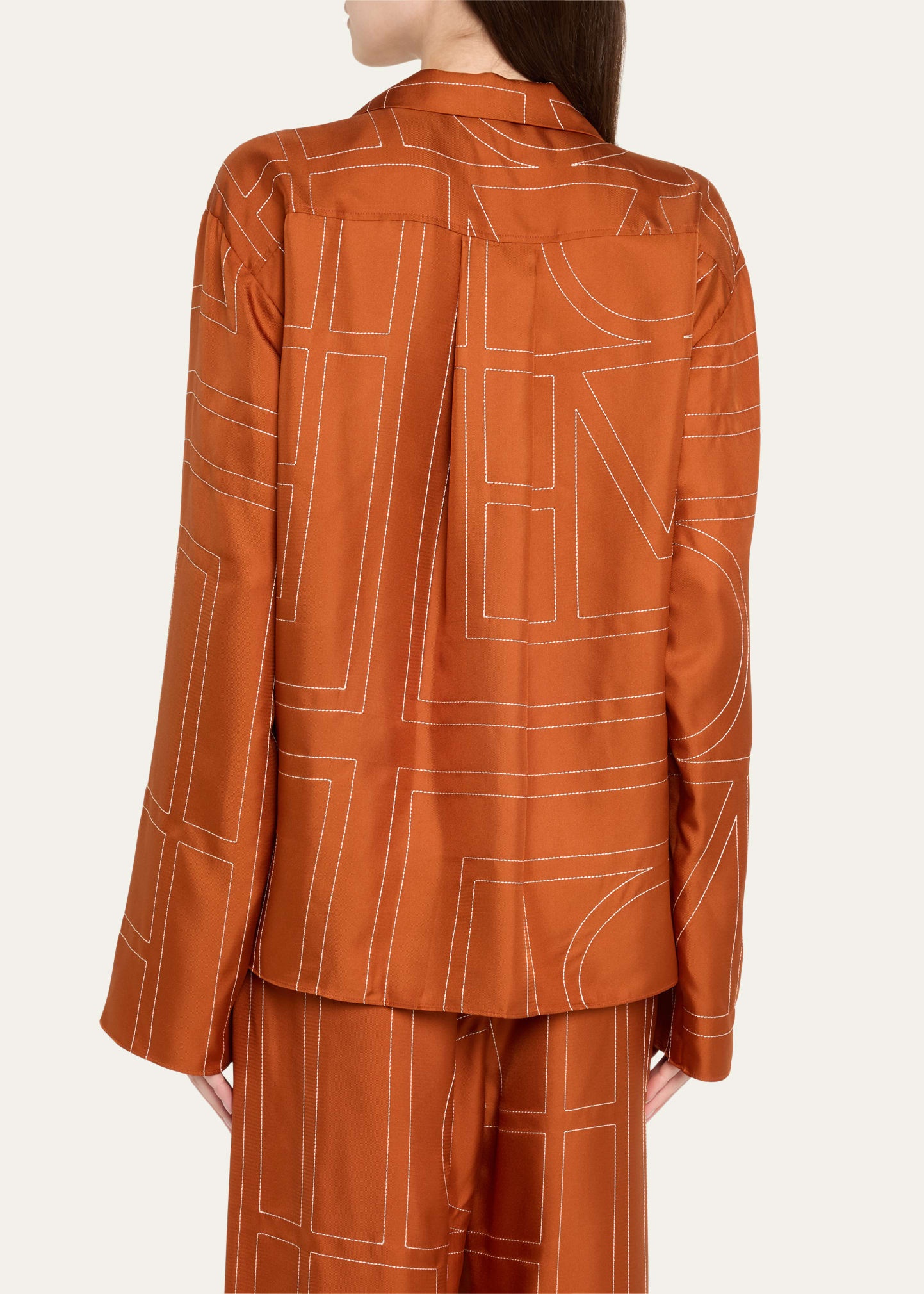 Monogram Silk Pajama Top - 3