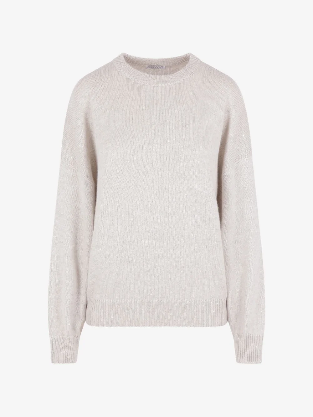 sequin-embellished drop-shoulder sweater - 1