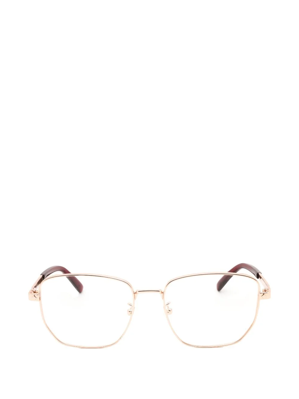 geometric-frame glasses - 1