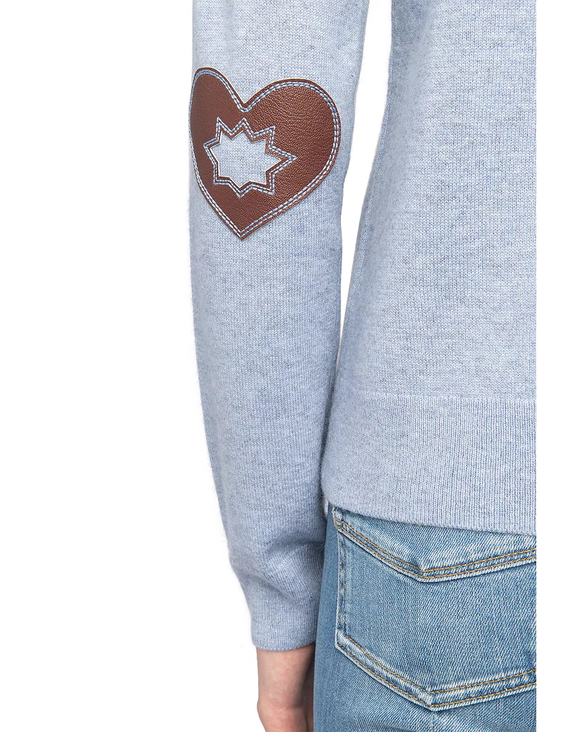 Cici Heart Patch Sweater - 4