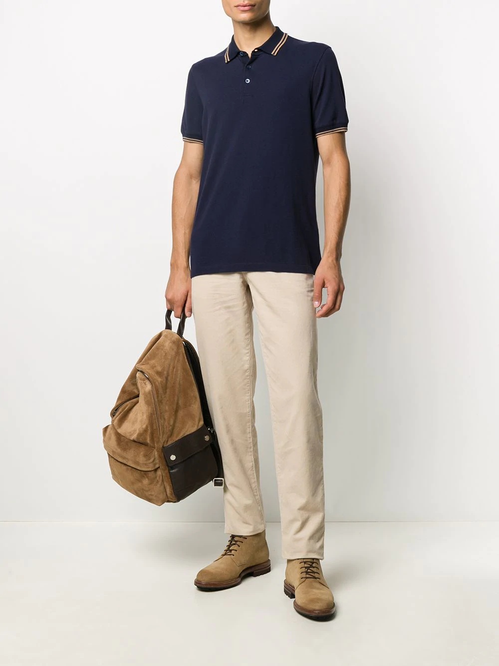 corduroy straight-leg trousers - 2