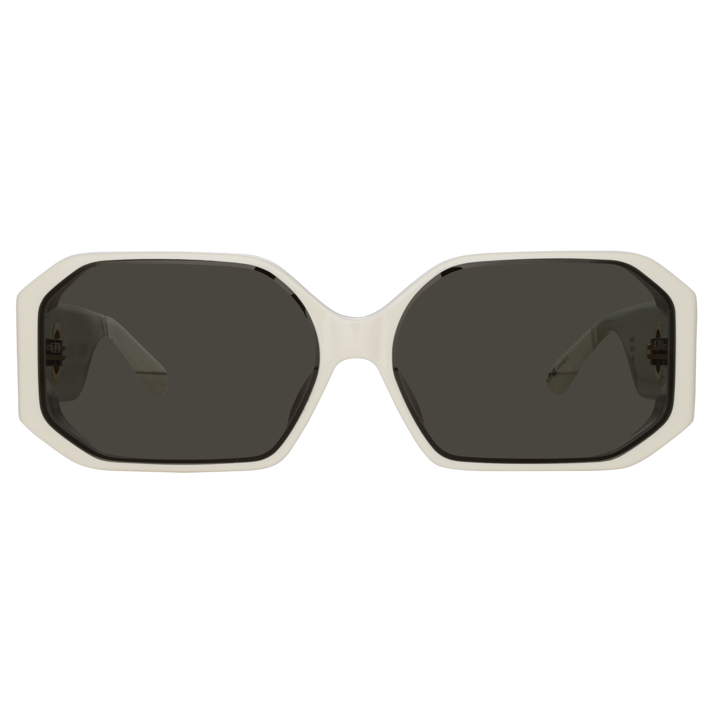 BAILEY ANGULAR SUNGLASSES IN WHITE - 1