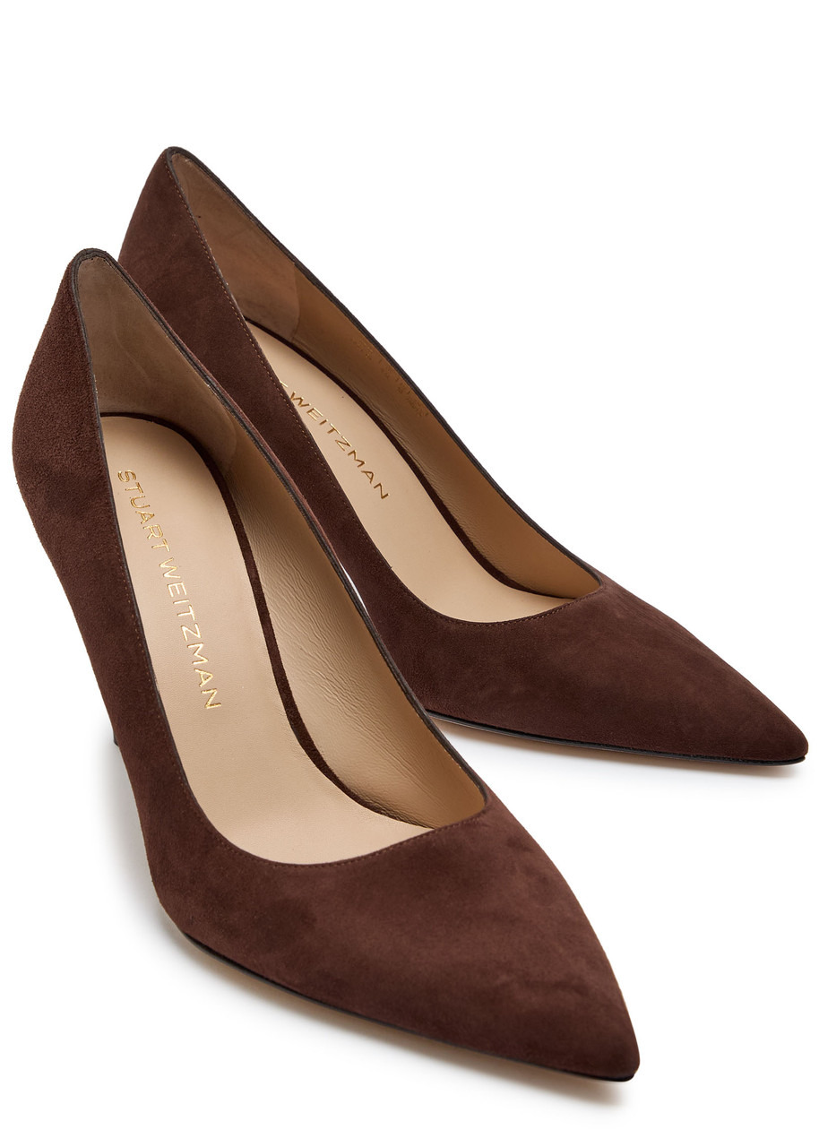 Stuart Weitzman Stuart Power 85 Suede Pumps - 3