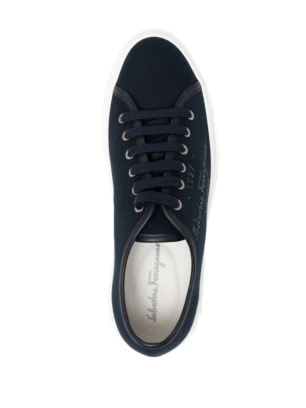 Borg logo-print sneakers - 4
