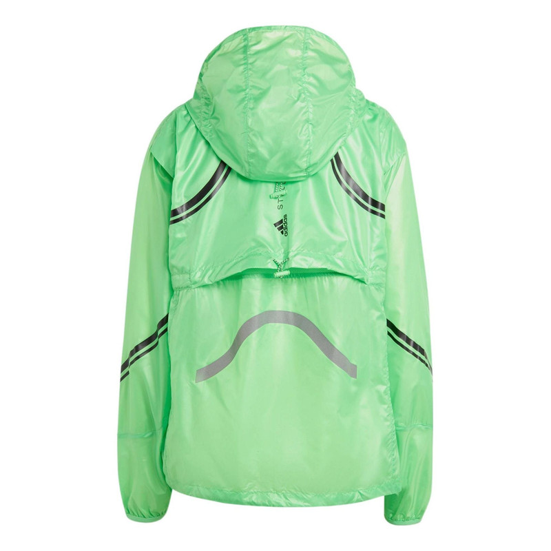 adidas (WMNS) adidas by Stella McCartney TruePace Running Jacket 'Green' HR2213 outlook