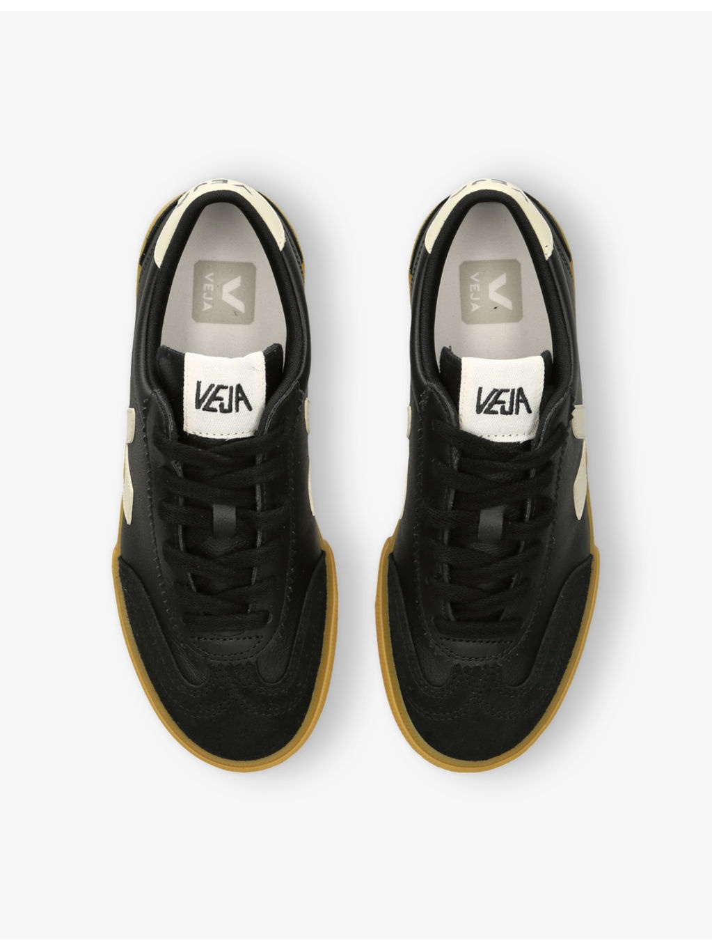 Volley Low-Top Leather Trainers - 2